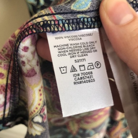 Loft Long Sleeve Button Down Tie Waist Dress - Picture 5 of 5